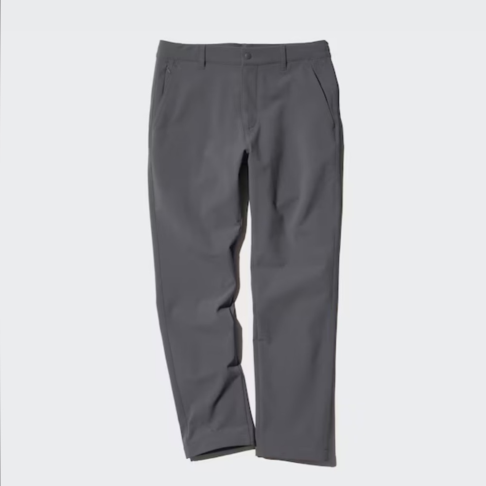 Uniqlo Medium Heat Tech Gray Women's Pants